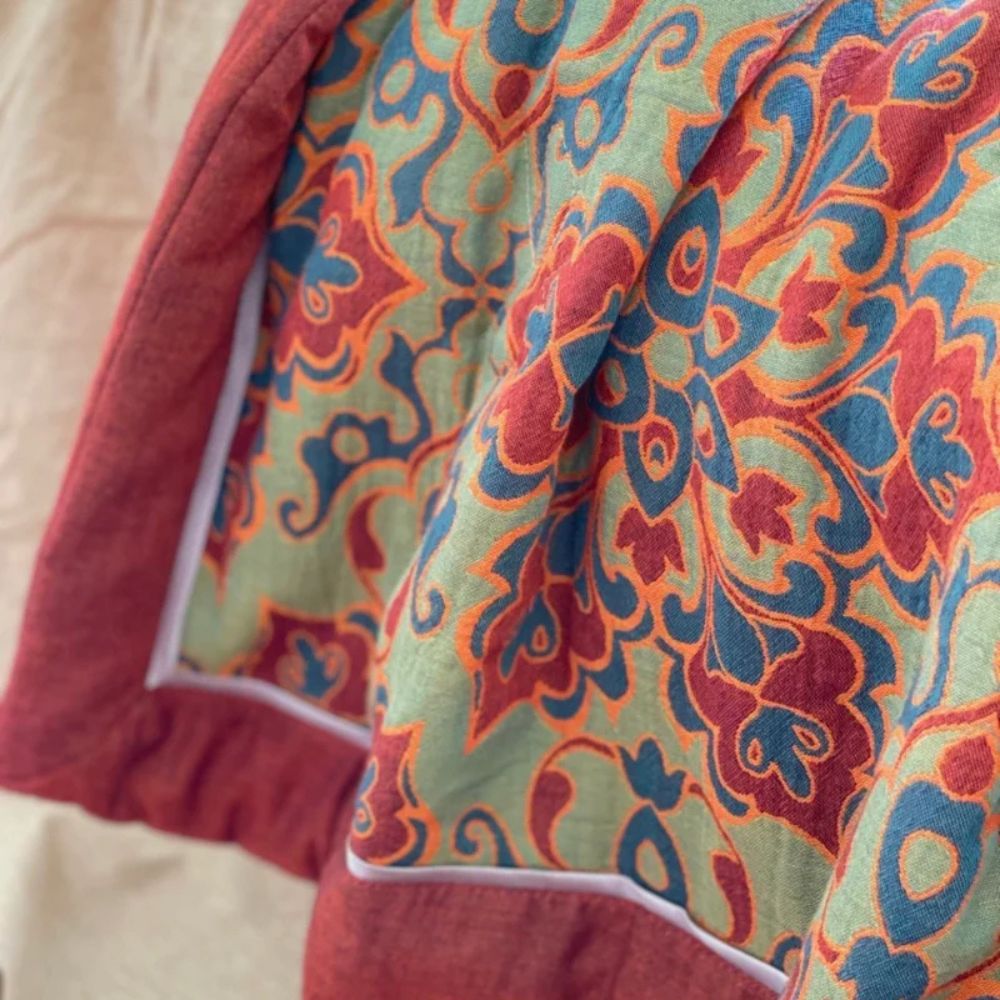 Lebhaftes Erbe Floral Sommerdecke