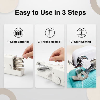 Tragbare Nähmaschine - Handheld-Design - Kompakte Größe