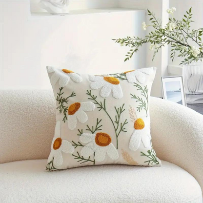 Stylish Botanical Print Throw Pillow Cover for Home Decor