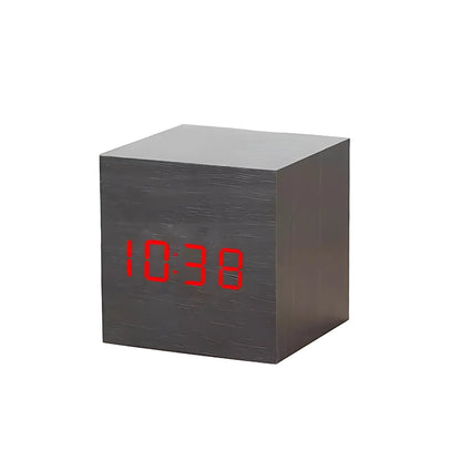 Stylish Digital Cube LED Alarm Clock with USB Charging & Snooze Feature