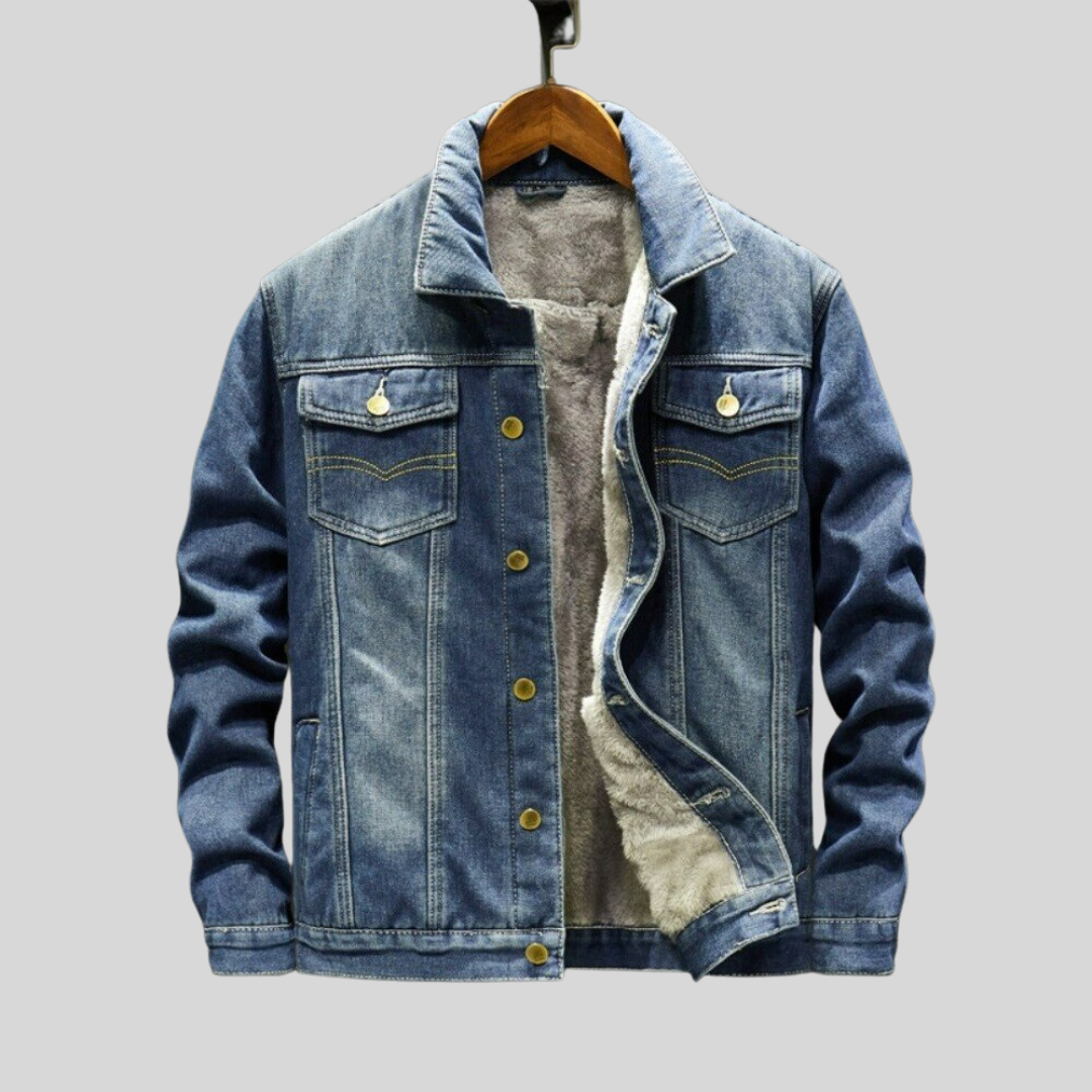Elias Herren Denimjacke – Classique Denim-Oberbekleidung | Zeitloser lässiger Look