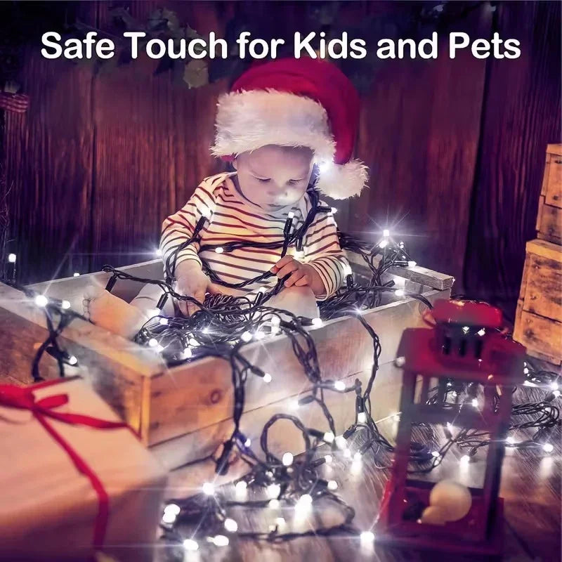 500 LED Außenlichter - Fernbedienung - Netzbetrieb