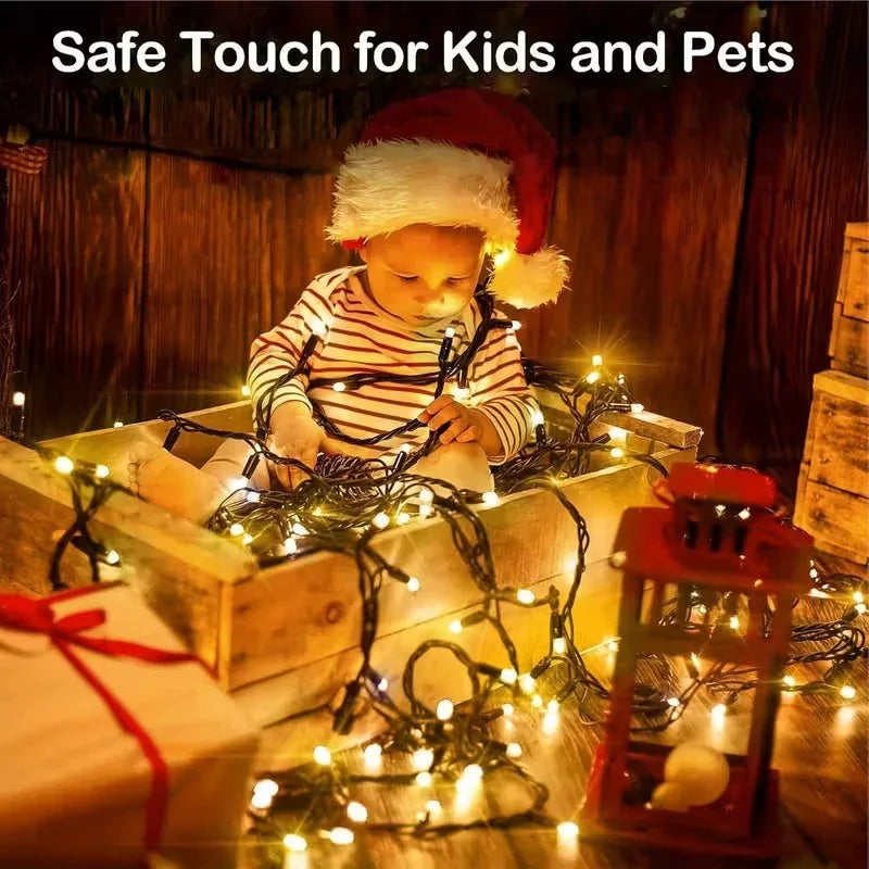 500 LED Außenlichter - Fernbedienung - Netzbetrieb