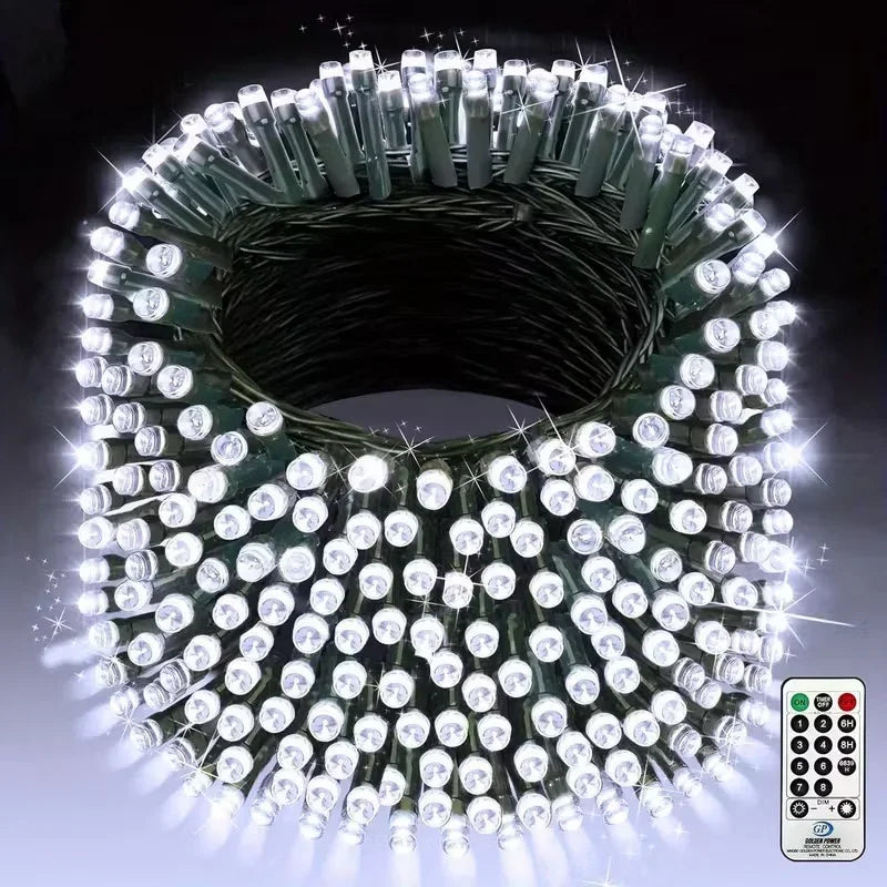 500 LED Außenlichter - Fernbedienung - Netzbetrieb