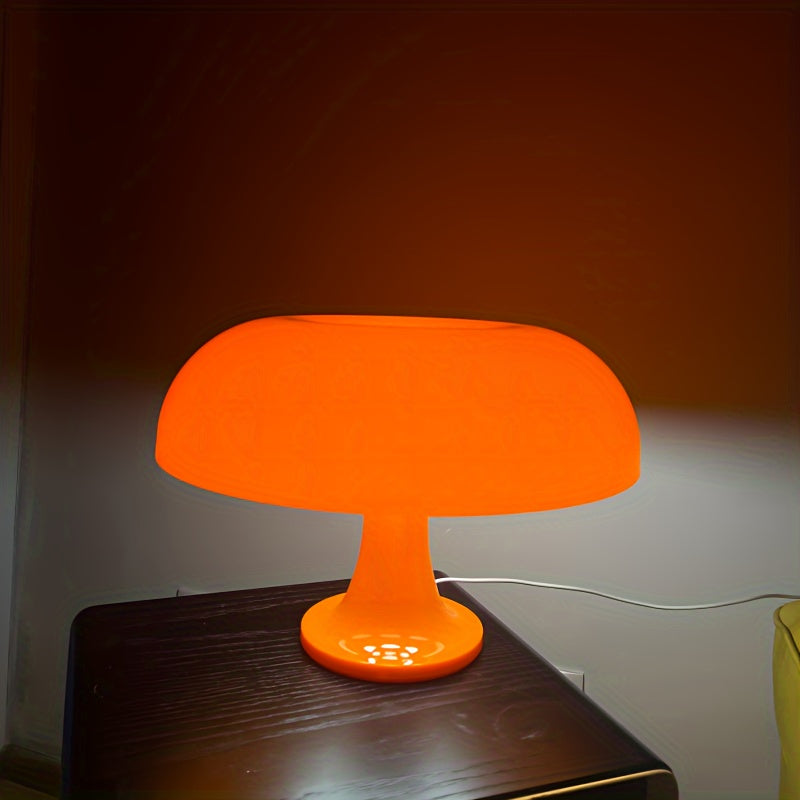 Lampe de table moderne LED en forme de champignon - Lampe de chevet et décorative USB