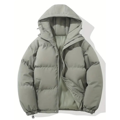 Pufferjacke - Herren warme Kapuzen-Winter-Daunenjacke