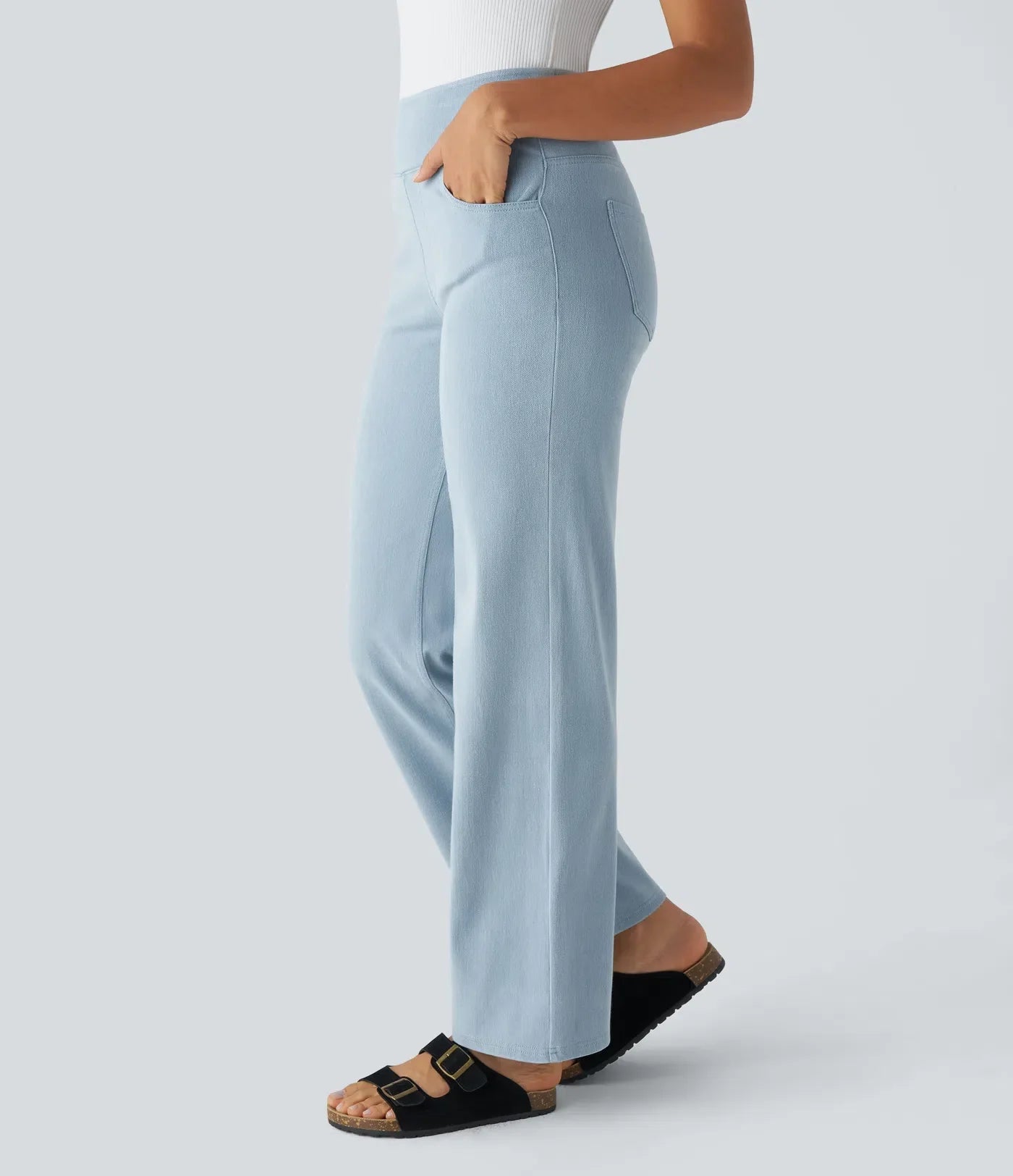 ElsaShape Denim Haute Taille Jeans avec Zakken – Look Confortable