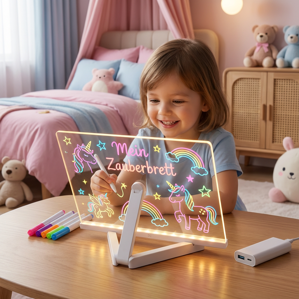 Leuchtendes LED-Zeichentablett für Kinder