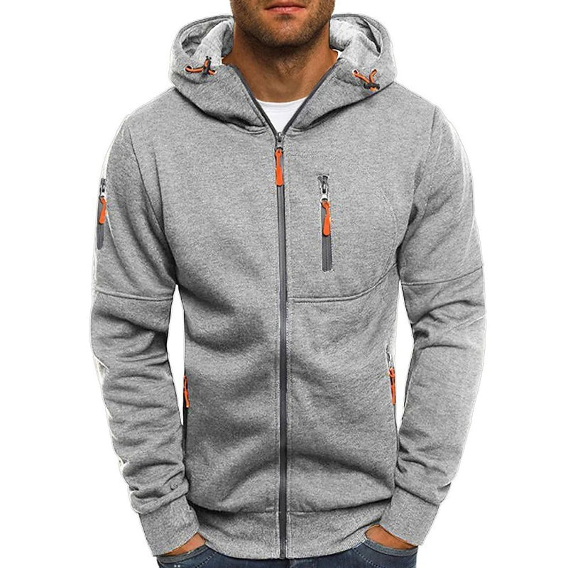 Reißverschluss Sweat à capuche - Lässig - Chaud - Sweat à capuche zippé - Sweat à capuche pour hommes