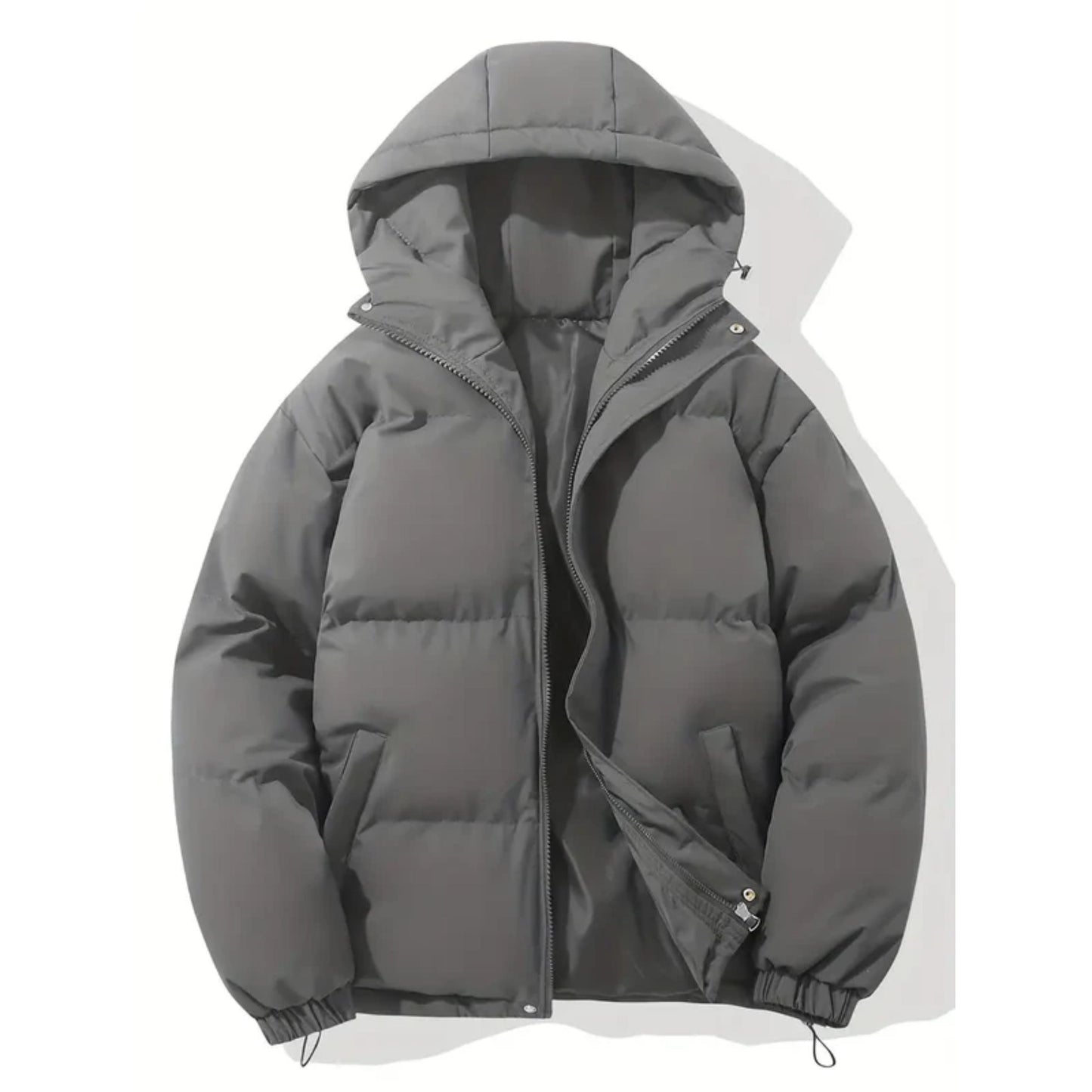 Pufferjacke - Herren warme Kapuzen-Winter-Daunenjacke