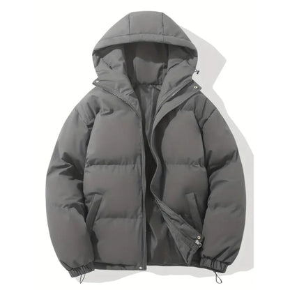 Pufferjacke - Herren warme Kapuzen-Winter-Daunenjacke