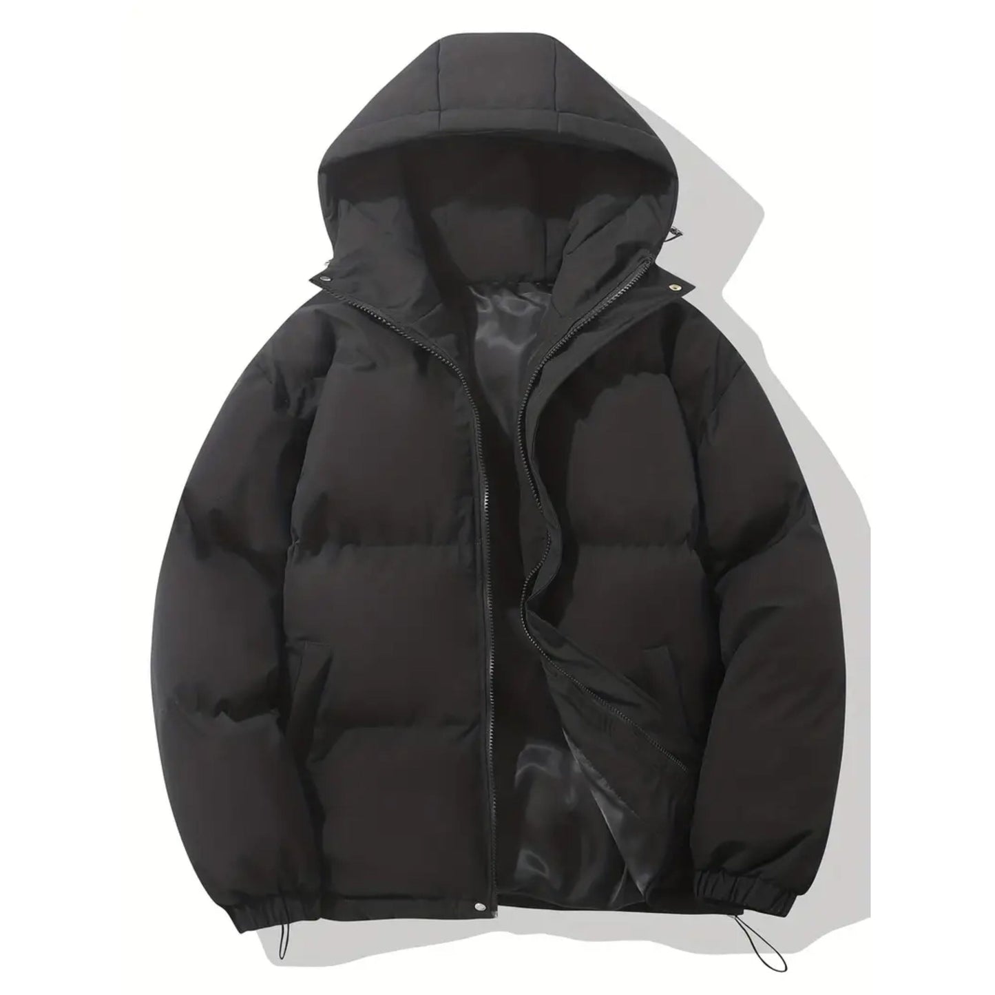 Pufferjacke - Herren warme Kapuzen-Winter-Daunenjacke