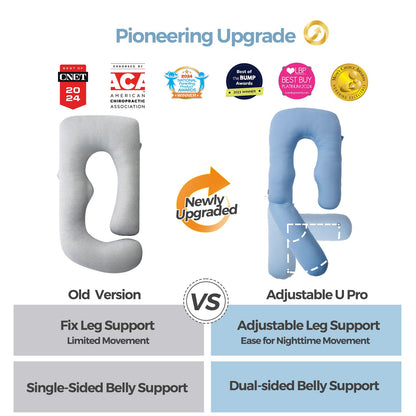 Oreiller de grossesse pour plus de confort et de soutien - Le meilleur oreiller de maternité pour dormir