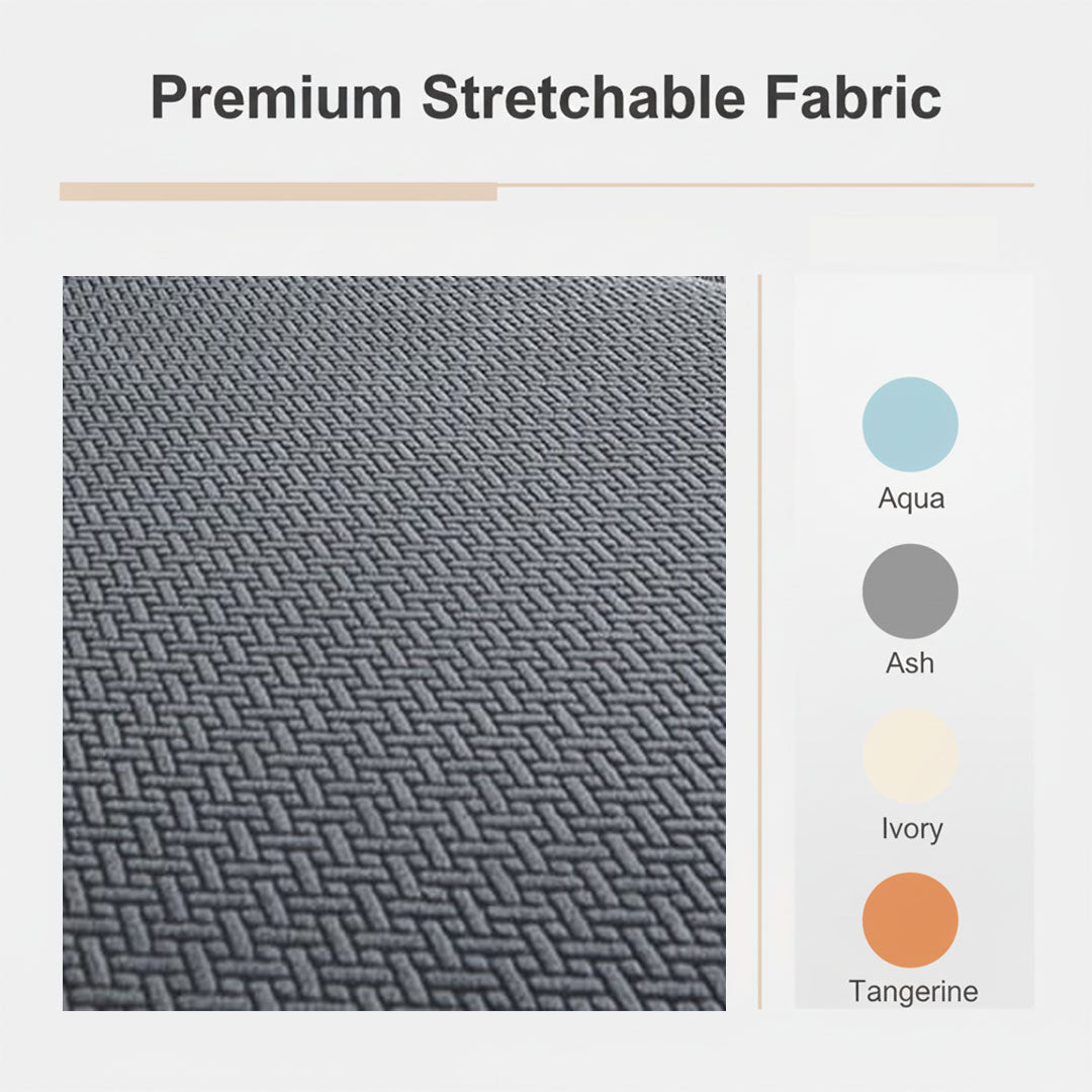 Ecksofa Bezug - Dehnbare Stoff - Montageanleitung enthalten