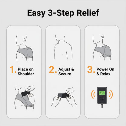 Heizbare Schulterstütze - Verstellbare Massage - Muskelentspannung