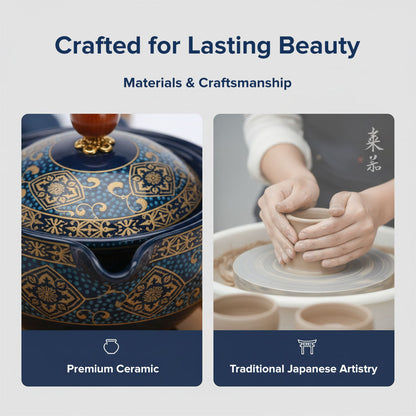 Set de tee-shirts en céramique - Rotierendes Design - Teesieb Inklusive