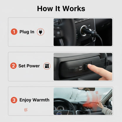 Autoheizung - 150W 300W - 12V Keramikheizung