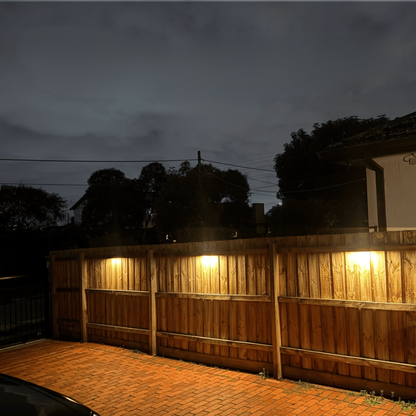 Appliques murales solaires extérieures avec détecteur de mouvement – ​​Luminosité réglable, résistantes aux intempéries