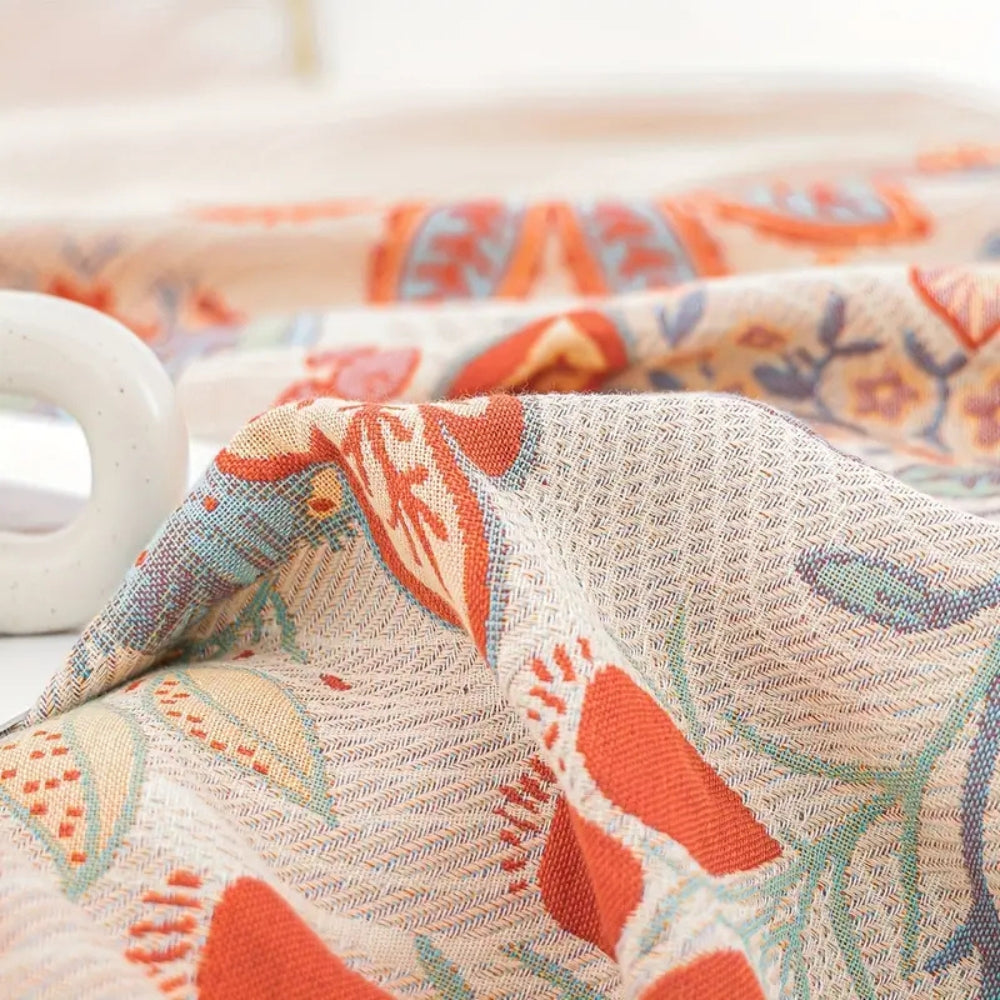 Weinbergblüte Wendbare Baumwolldecke