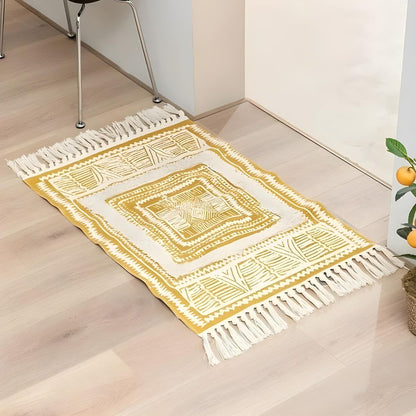 Bohemian Fringe Area Rug - Soft, Stylish, and Durable Home Decor