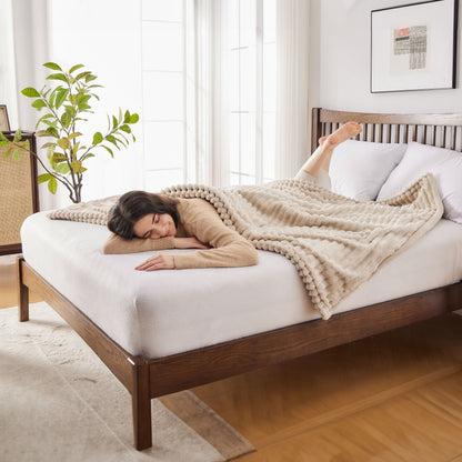 Neo Natuurlijke Elektrische Deken Verwarmde Fleece Overdeken