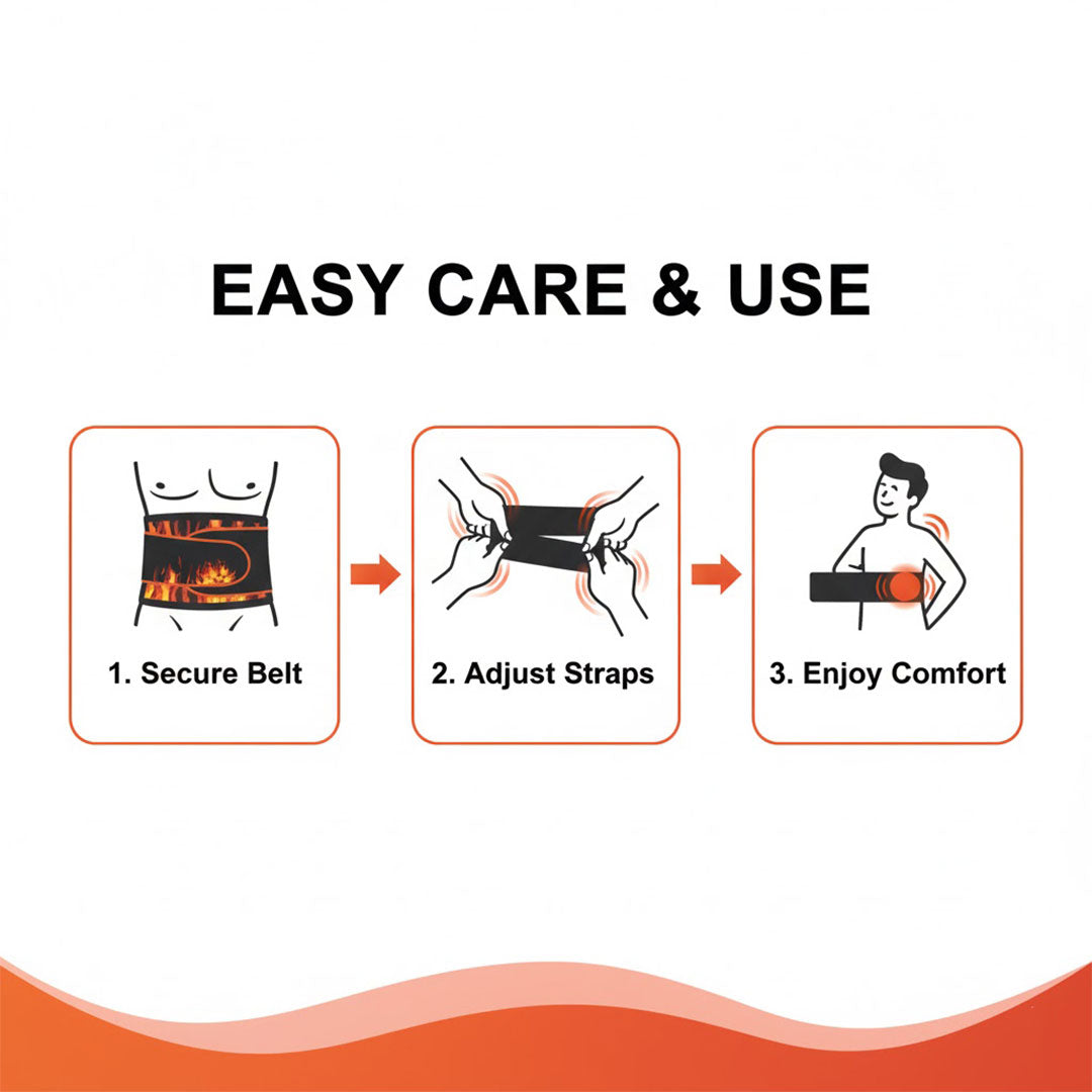 Lendenwirbelgurt - Magnetisches Design - Verstellbare Riemen