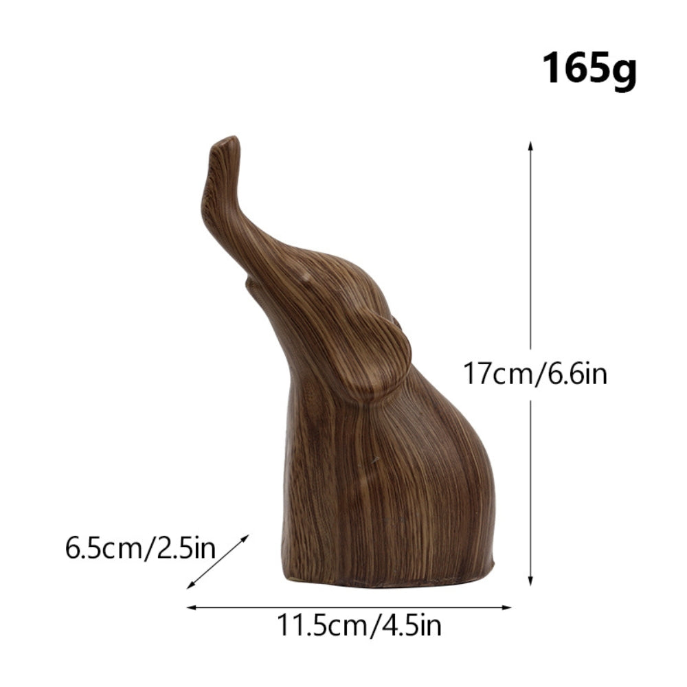 Colorful Graffiti Elephant Resin Statue - Unique Home Decor Figurine