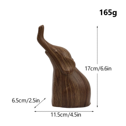 Colorful Graffiti Elephant Resin Statue - Unique Home Decor Figurine