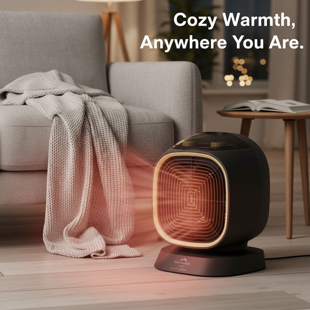 Energieeffizienter Ventilator-Heizlüfter - Effiziente Heizung - Kühlfunktion