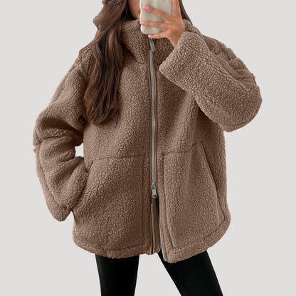 Veste Teddy Teddy Femme | Zacht, Fluffy et Warm pour les jours d'hiver