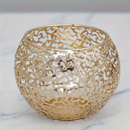 Bougeoir sphérique décoratif lumineux pour une ambiance chaleureuse à la maison et lors de vos fêtes