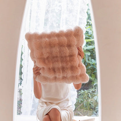 Konijnen Faux Bont Kussenhoes