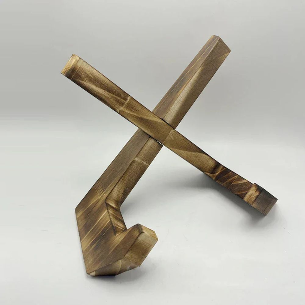 Adjustable Wooden Recipe Book Stand Holder for Kitchen Counter