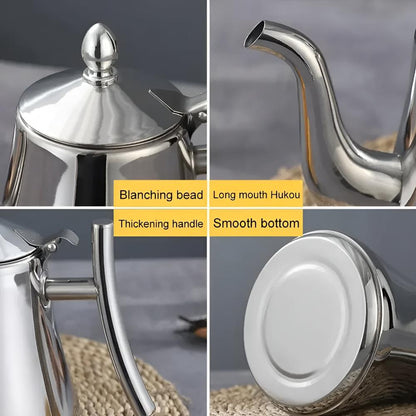 Edelstahl-Teekessel avec filtre intégré