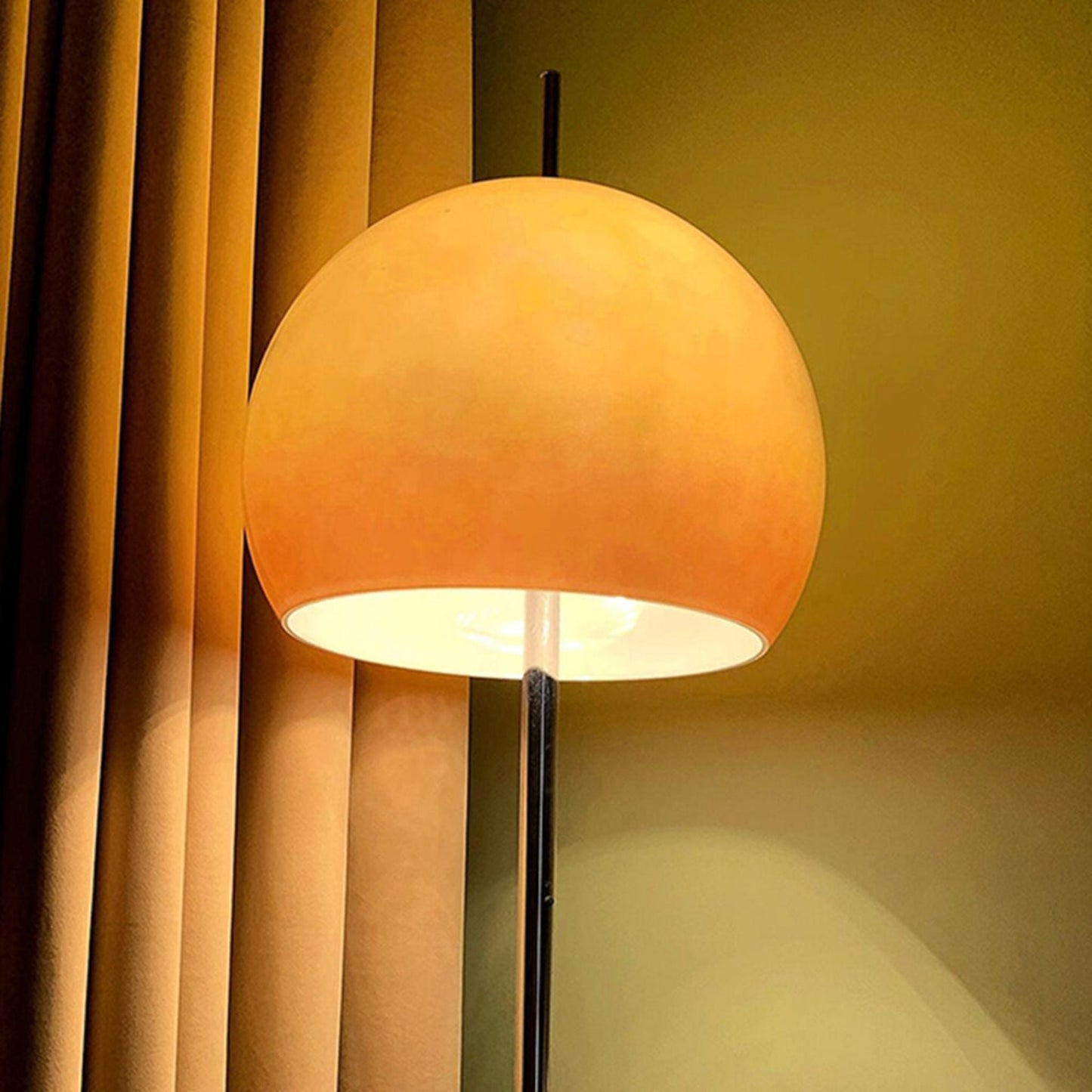 Lampadaire champignon rétro – Éclairage LED style vintage pour salon et chambre