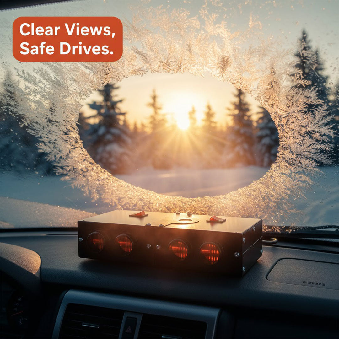 500W Autoheizgerät - Kompaktes Design - Schnelles Heizen