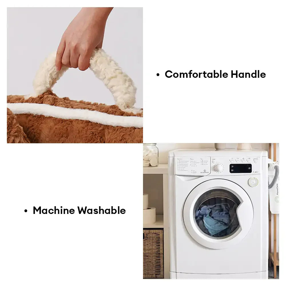 Coussin de couchage moelleux et coloré pour chien - Coussin confortable pour animaux