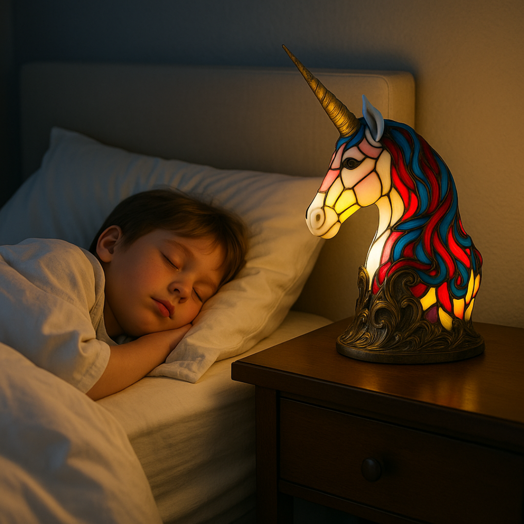 GlowUnicorn - handgefertigte Lampe, die Herzen zum Strahlen bringt