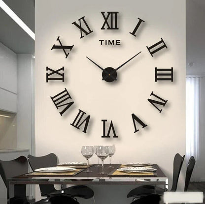Stylish Silent Wall Clock - Easy to Hang Modern Home Decor