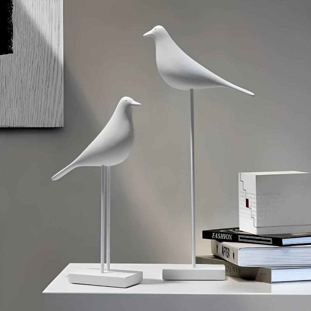 Figurines d'oiseaux minimalistes et élégantes pour la décoration intérieure et les cadeaux