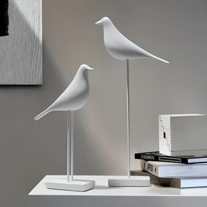Figurines d'oiseaux minimalistes et élégantes pour la décoration intérieure et les cadeaux