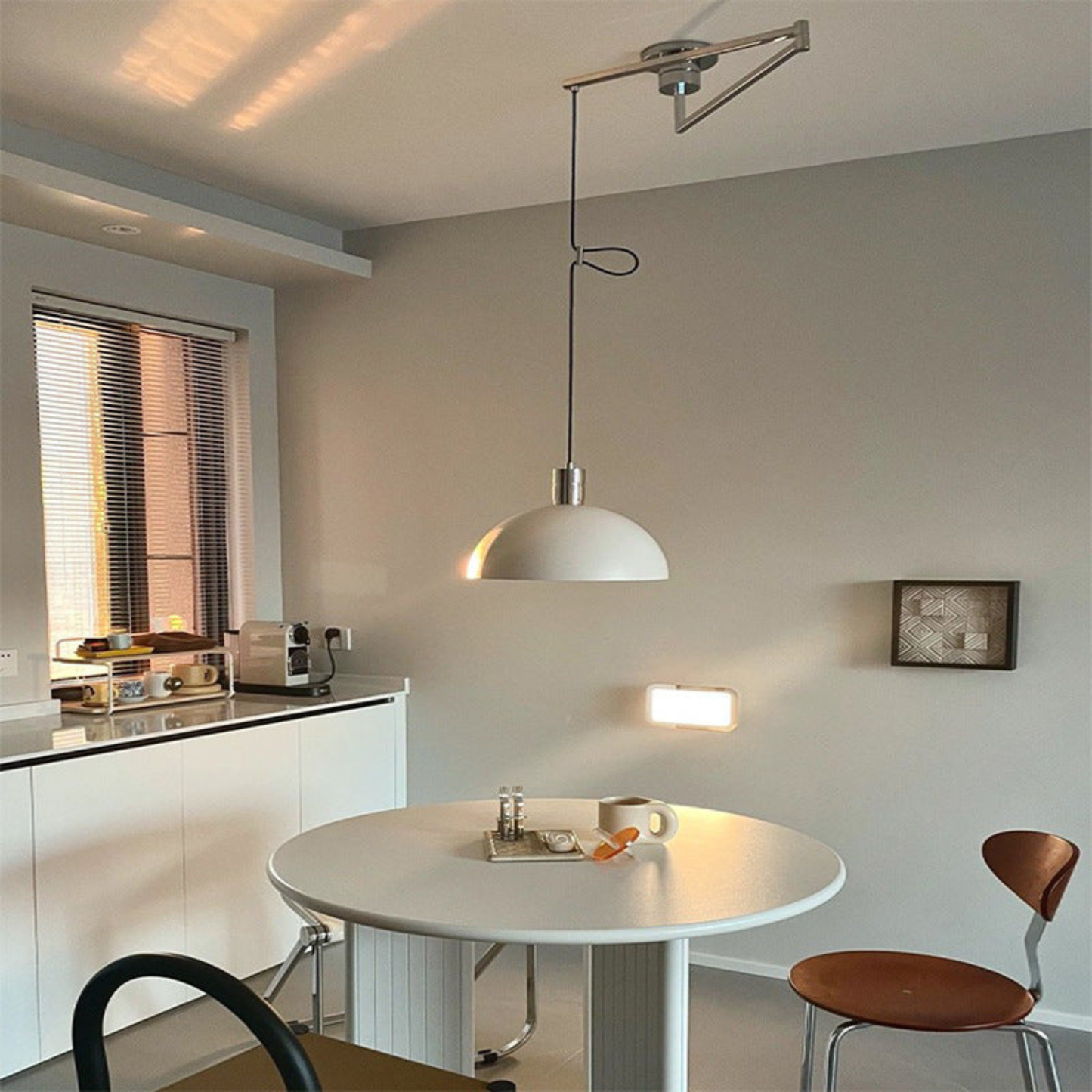 Verstelbare Swing-Arm Hanglamp voor Keuken, Eetkamer of Woonkamer - Moderne Plafondlamp