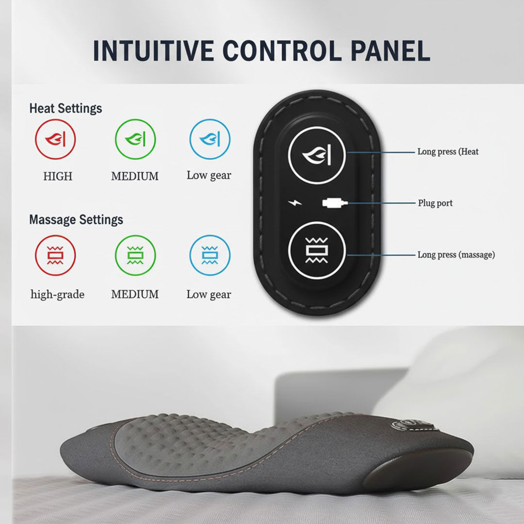 Lendenkissen - Heiz- und Vibrationsfunktionen