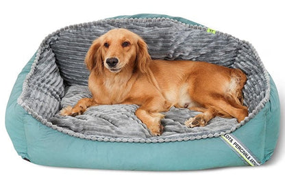 Lit de luxe pour chien – Confort ultra doux, offrant un bon soutien et facile à nettoyer