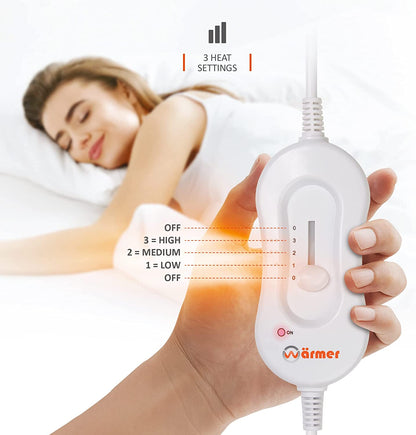 Wärmer Diamond Lattice Tie Down Electric Heated Blanket