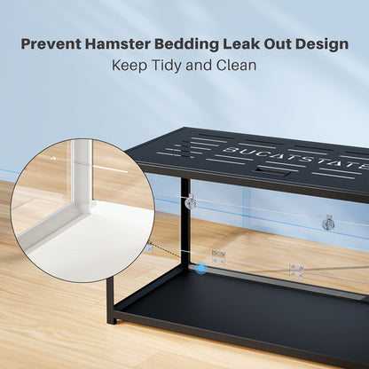 Grande cage pour hamster avec accès par le haut - Montage facile - Petit habitat pour hamsters