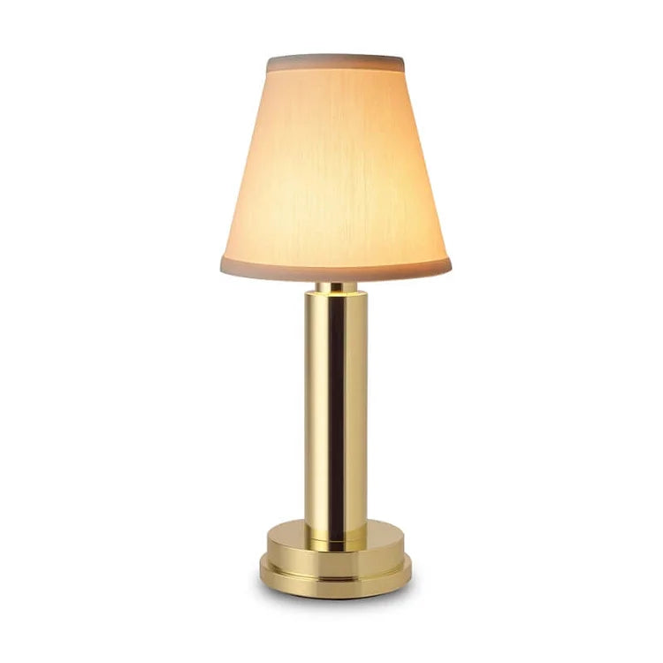 Vintage Brass Table Lamp with LED | Retro Style Lighting for Home