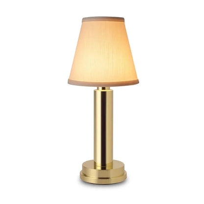 Vintage Brass Table Lamp with LED | Retro Style Lighting for Home
