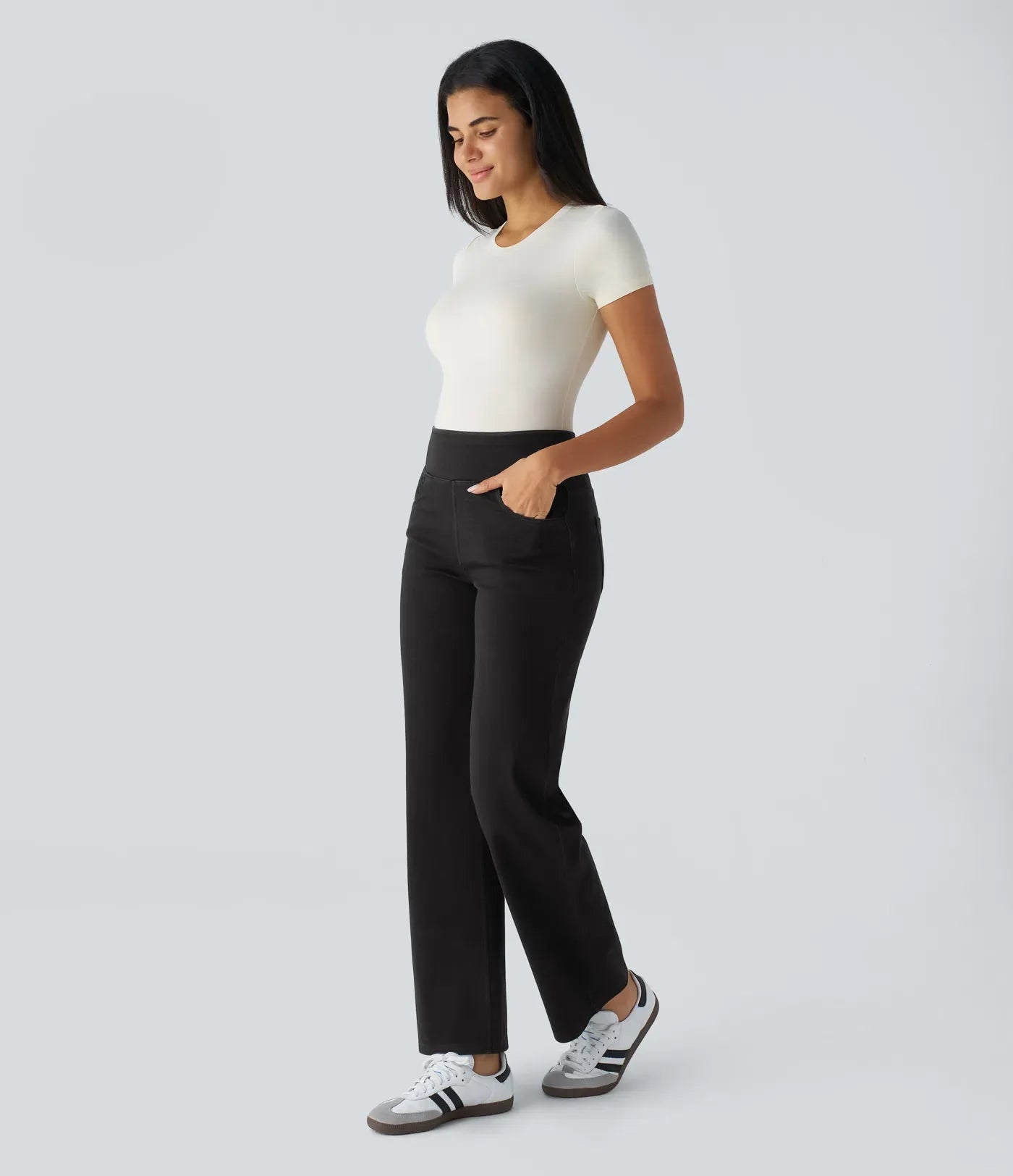 ElsaShape Denim Haute Taille Jeans avec Zakken – Look Confortable