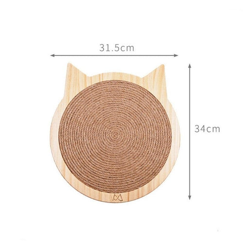 Wall Mounted Cat Scratching Post with Suction Cup Toy for Cats